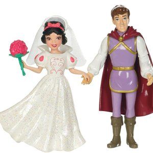 Disney Princess Fairytale Wedding Snow White & Prince Doll Pack (Rare)